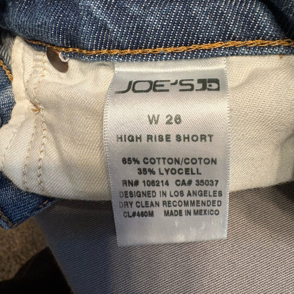 Joe's Jeans Classic Blue High Rise Shorts - Picture 3 of 5